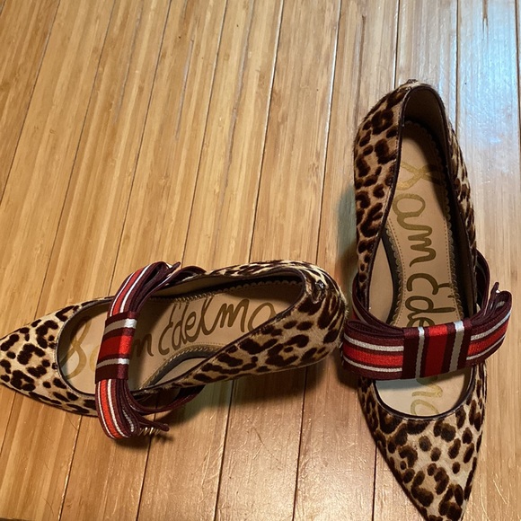 Stunning Sam Edelman Cow Hair Leopard Print Limited Addition Couture Pump - Picture 8 of 8